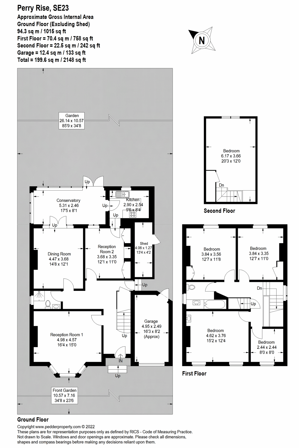 5 bed detached house for sale in Perry Rise, Forest Hill, London SE23