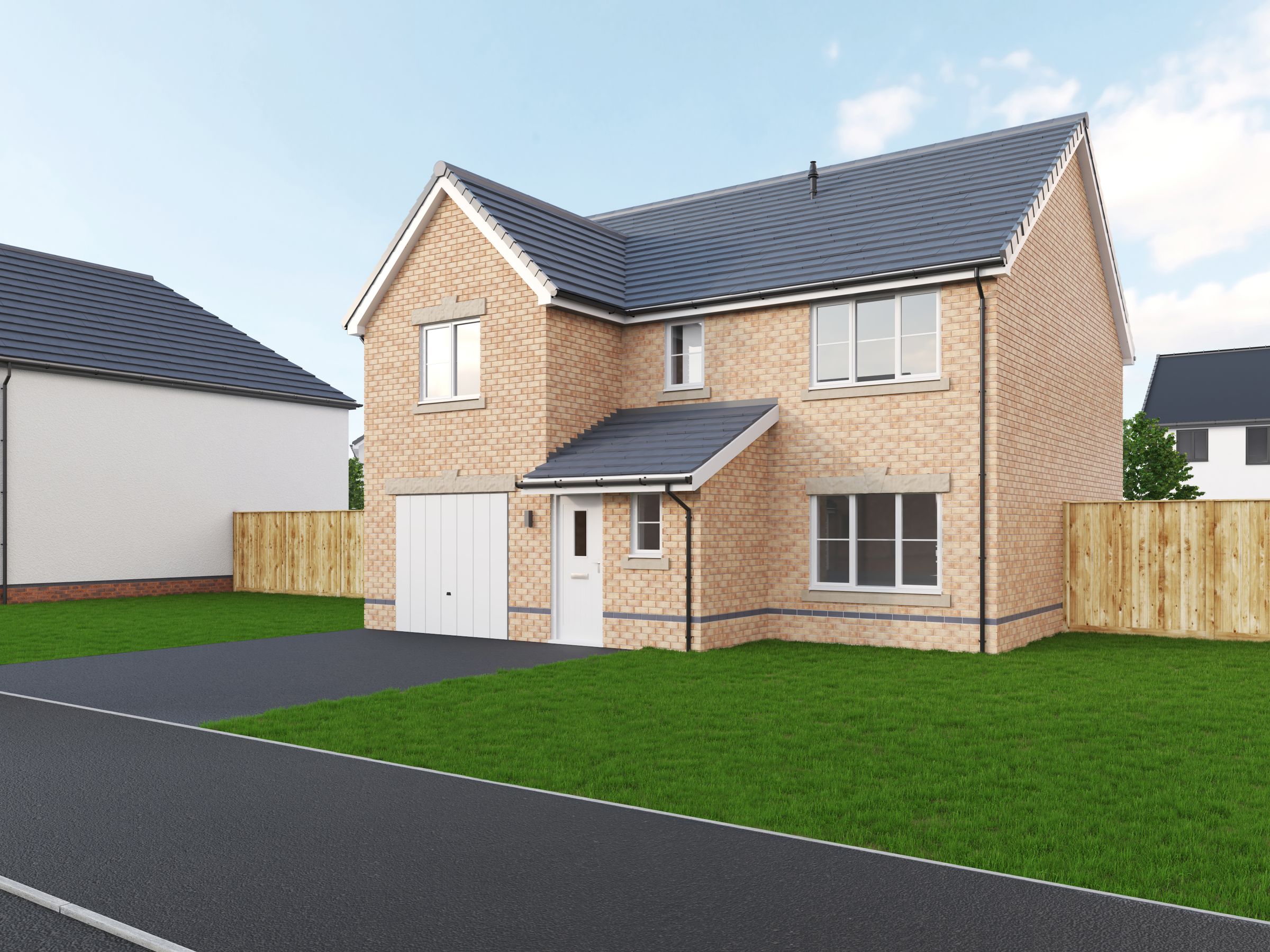 New home, 4 bed detached house for sale in Off Maesteg Road, Tondu CF32