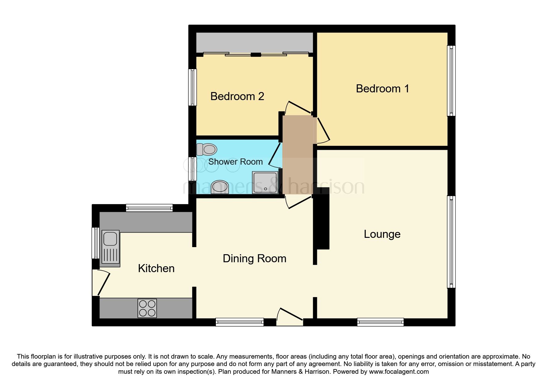 2 bed semidetached bungalow for sale in Catcote Road, Hartlepool TS25
