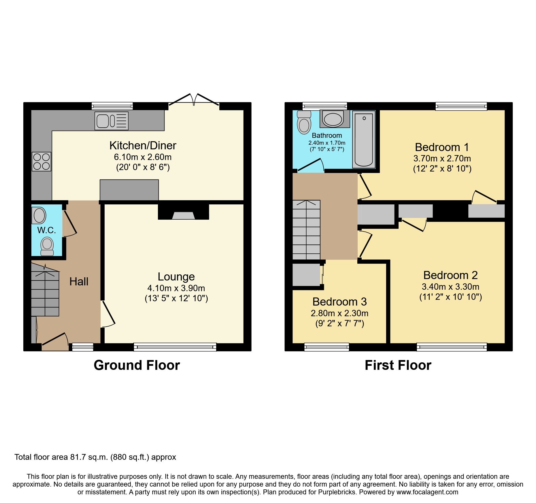 3 bed terraced house for sale in The Tideway, Rochester ME1 Zoopla