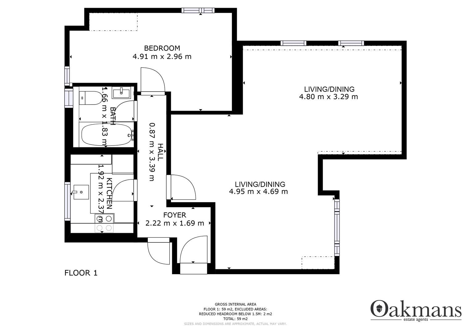 1 bed flat for sale in Bristol Road South, Birmingham B31 Zoopla
