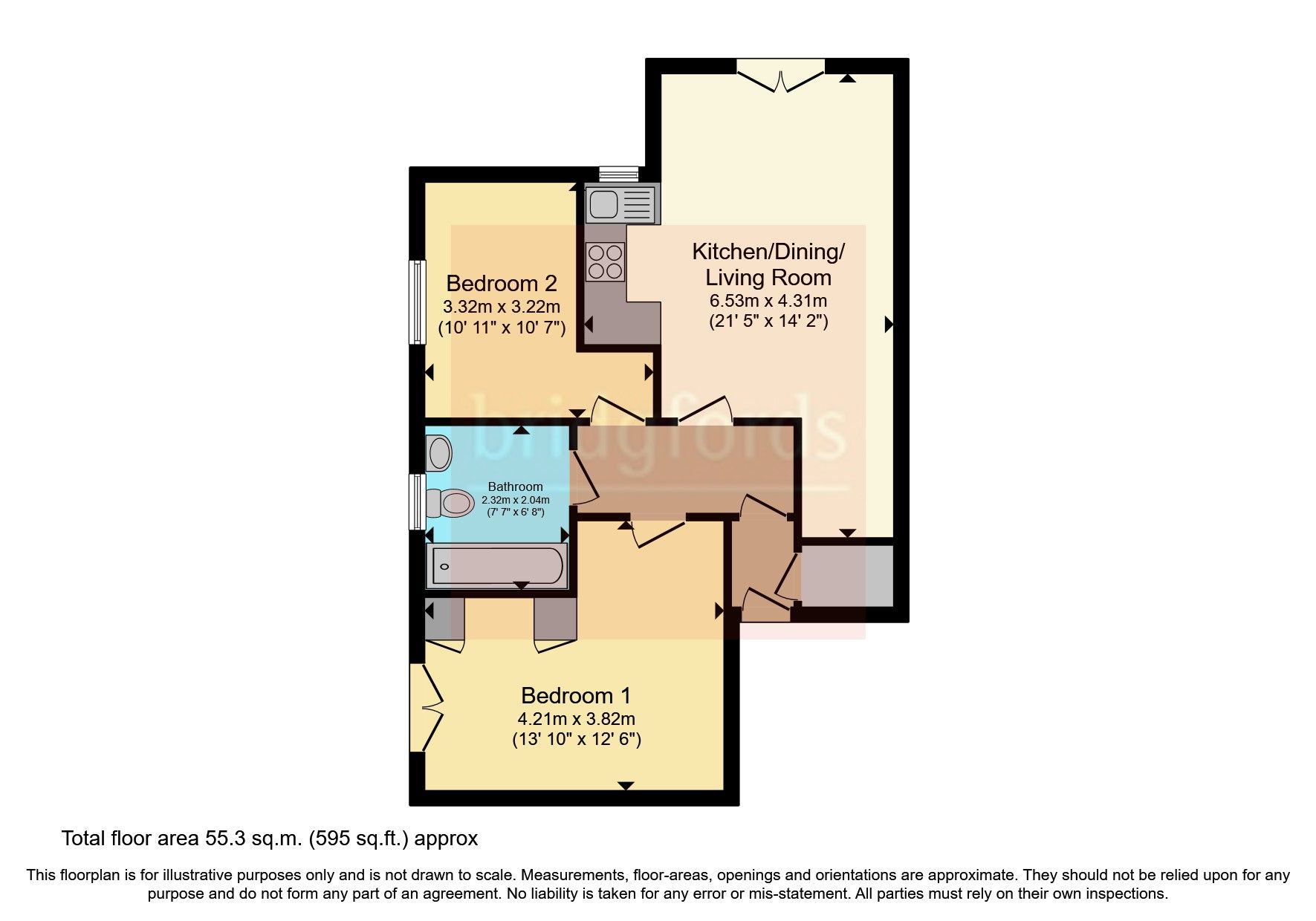 2 bed flat for sale in Fernbeck Close, Farnworth, Bolton, Greater