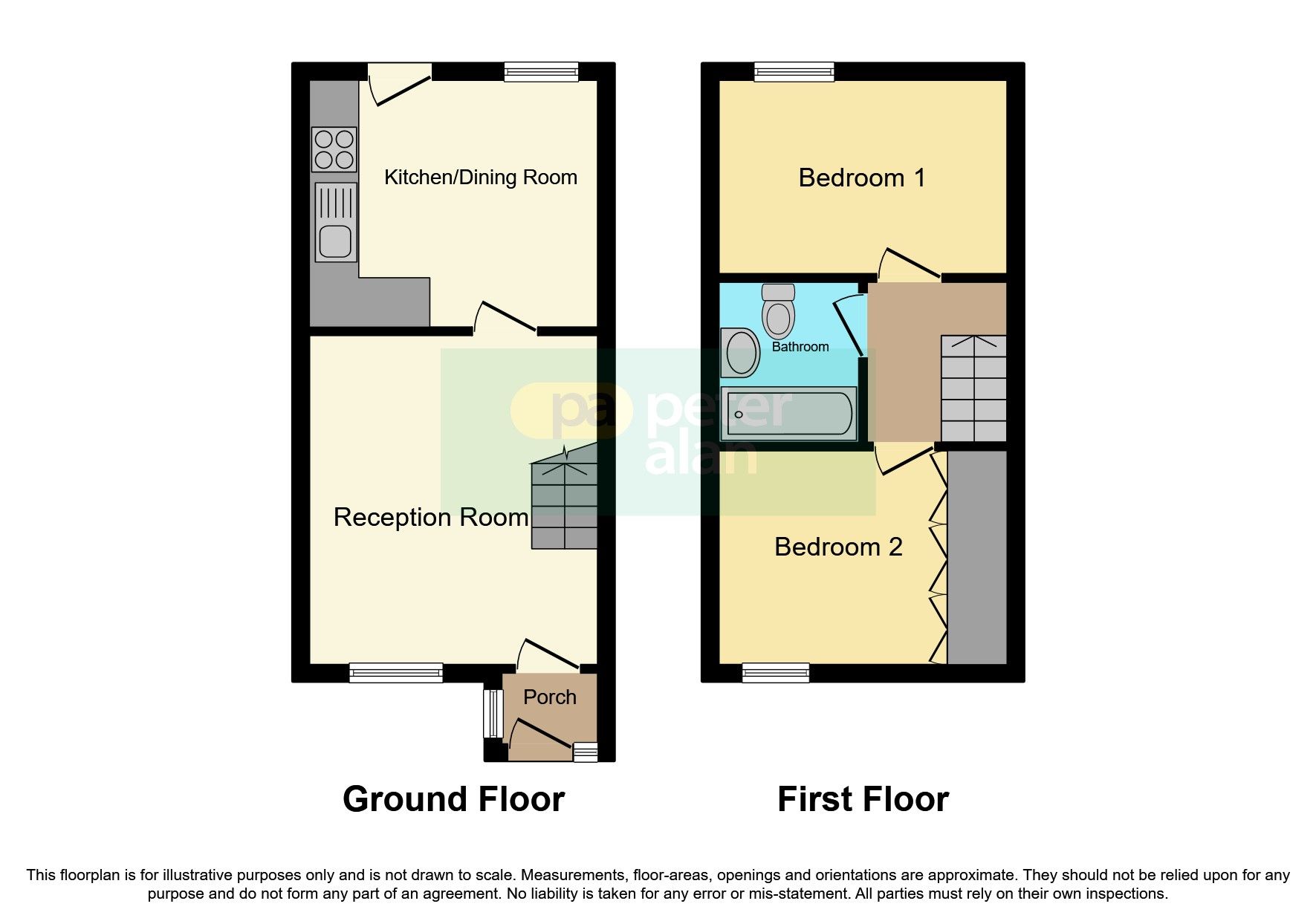 2 bed semidetached house for sale in Price Street, Rhymney, Tredegar