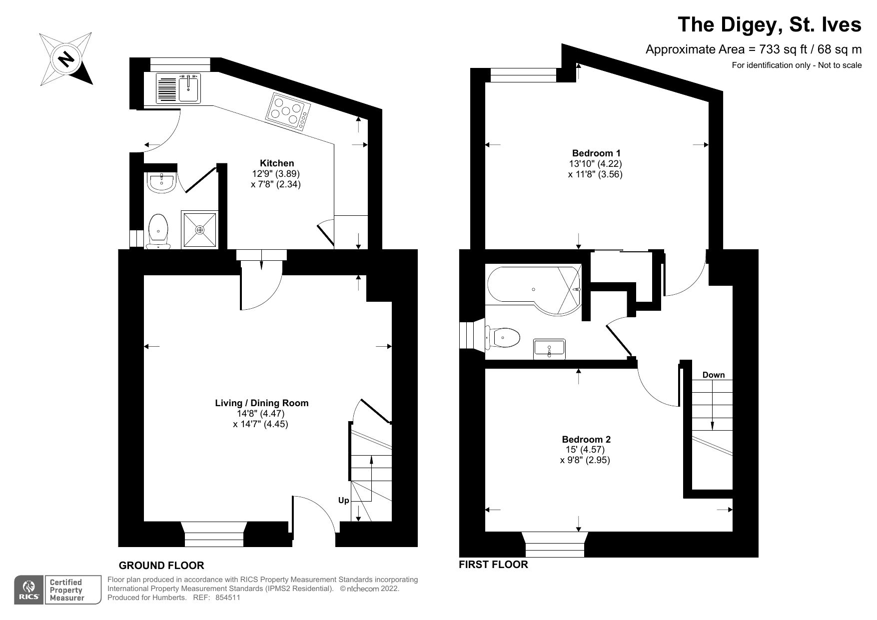 2 bed end terrace house for sale in The Digey, St. Ives, Cornwall TR26 Zoopla