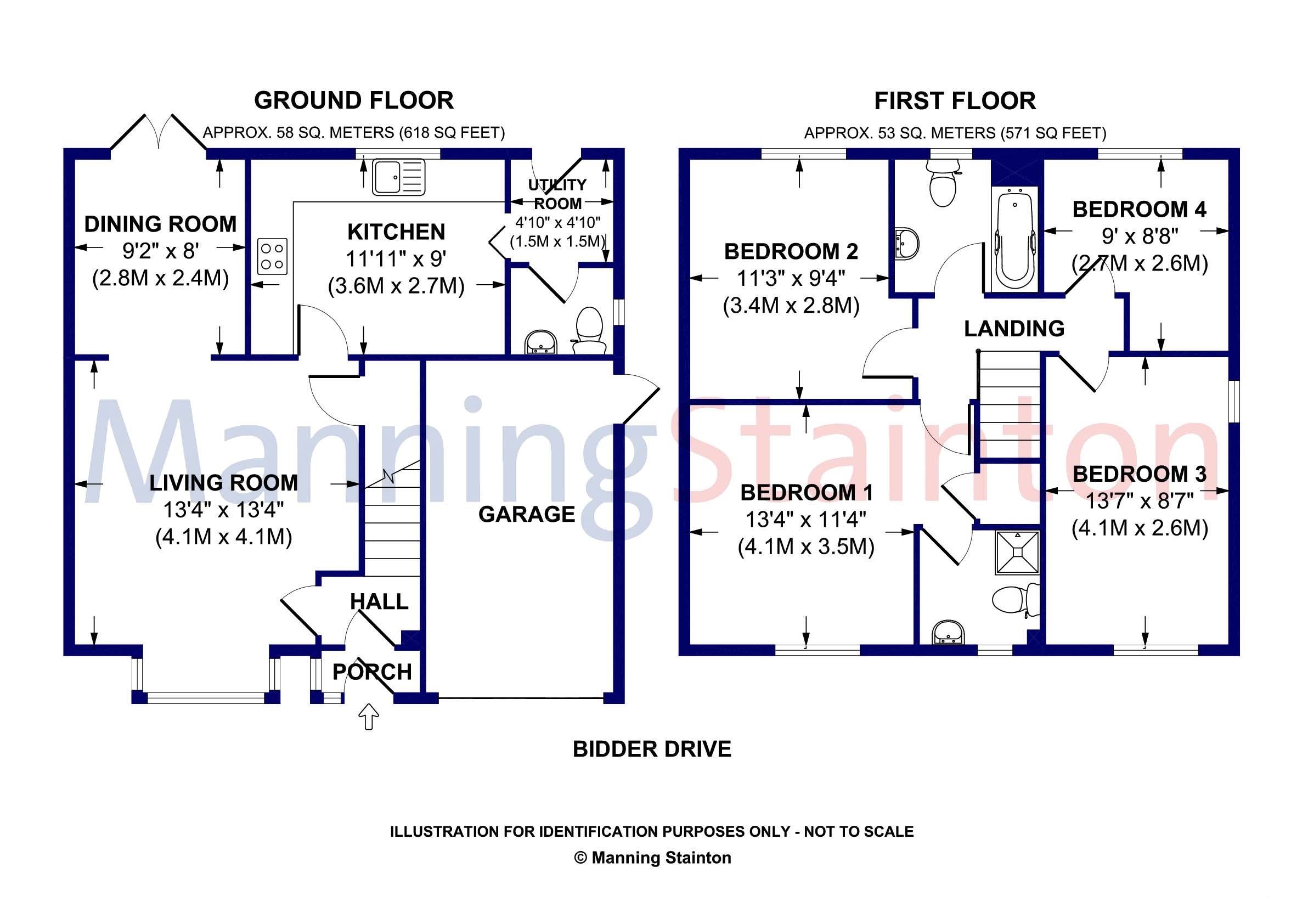 4 bed detached house for sale in Bidder Drive, East Ardsley, Wakefield