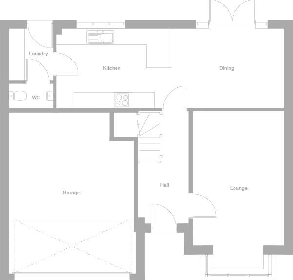 New home, 5 bed detached house for sale in "The Bayford" at Coach Lane, Hazlerigg, Newcastle