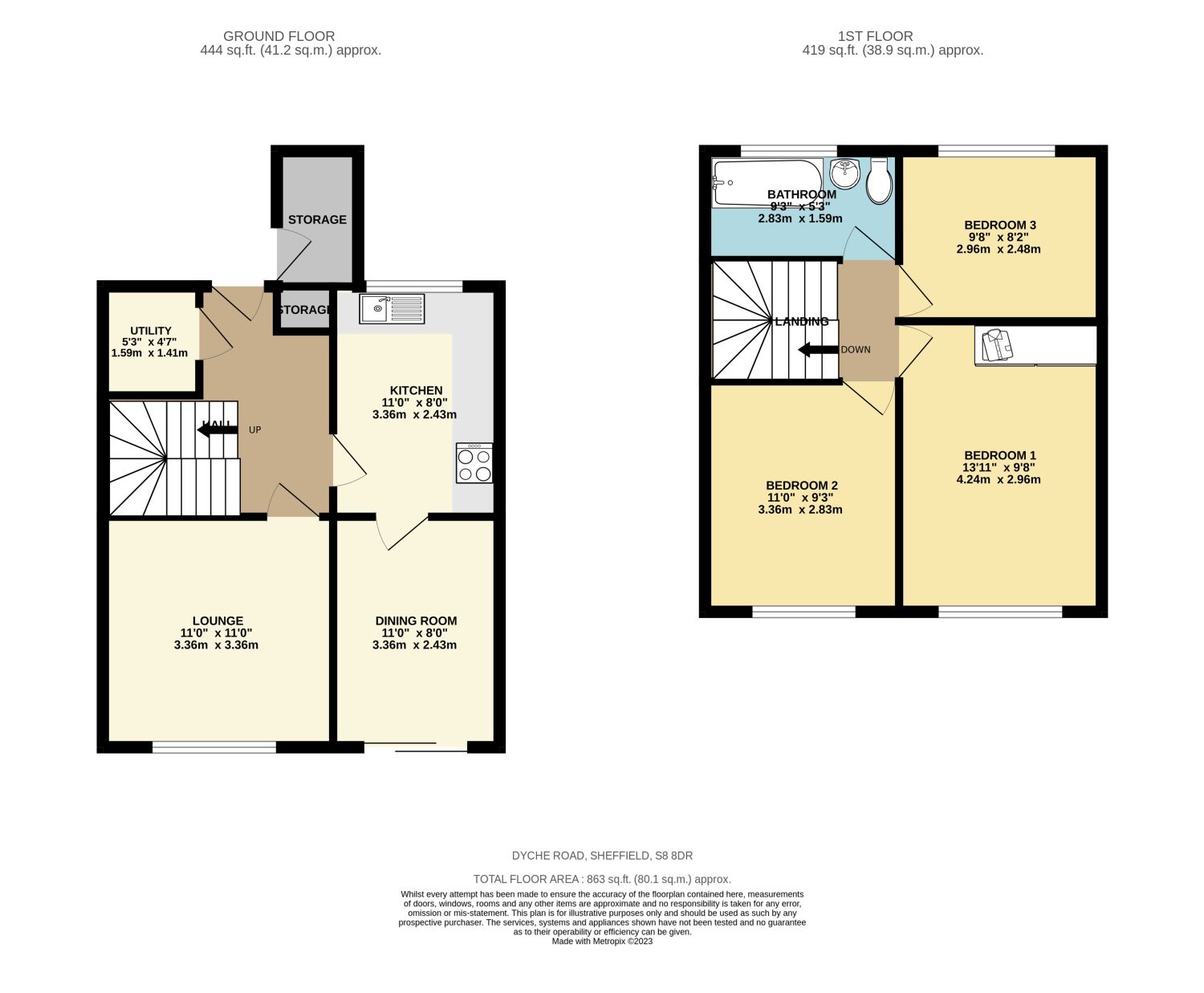 3 bed terraced house for sale in Dyche Road, Jordanthorpe S8 Zoopla
