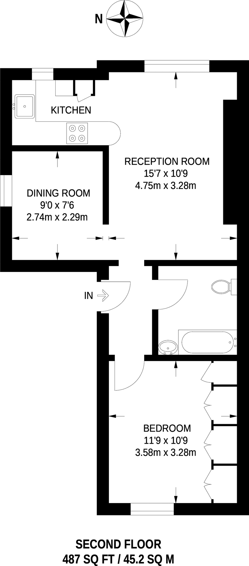 1 bed flat to rent in Aldridge Road Villas, Notting Hill Gate, London