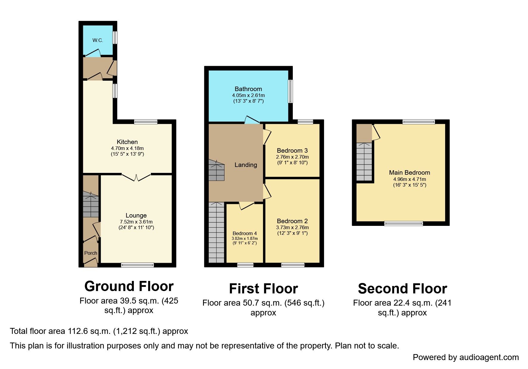 4 bed terraced house for sale in Westfield Crescent, Springwell