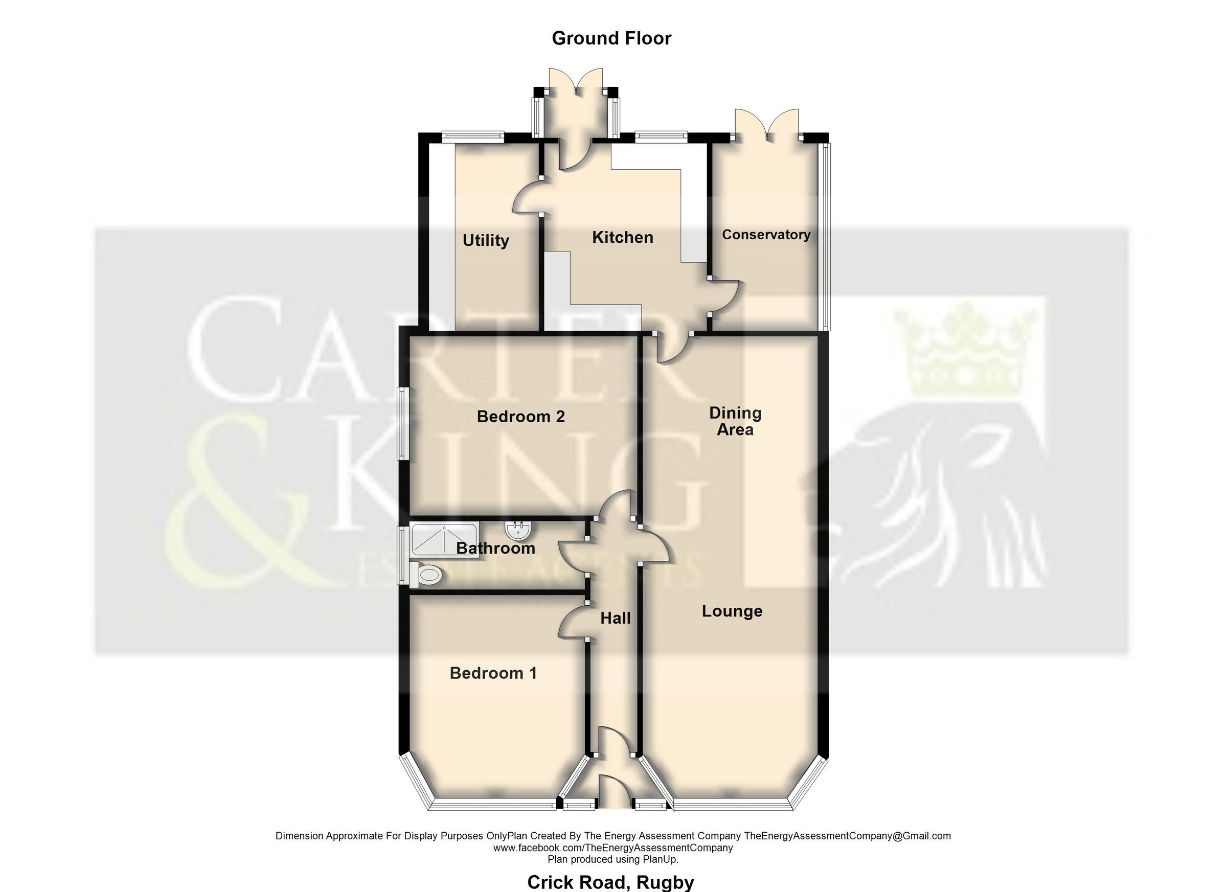 2 bed semidetached bungalow for sale in Crick Road, Hillmorton, Rugby CV21 Zoopla