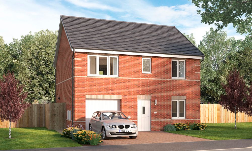 New home, 4 bed detached house for sale in Lancaster Court, Auckley