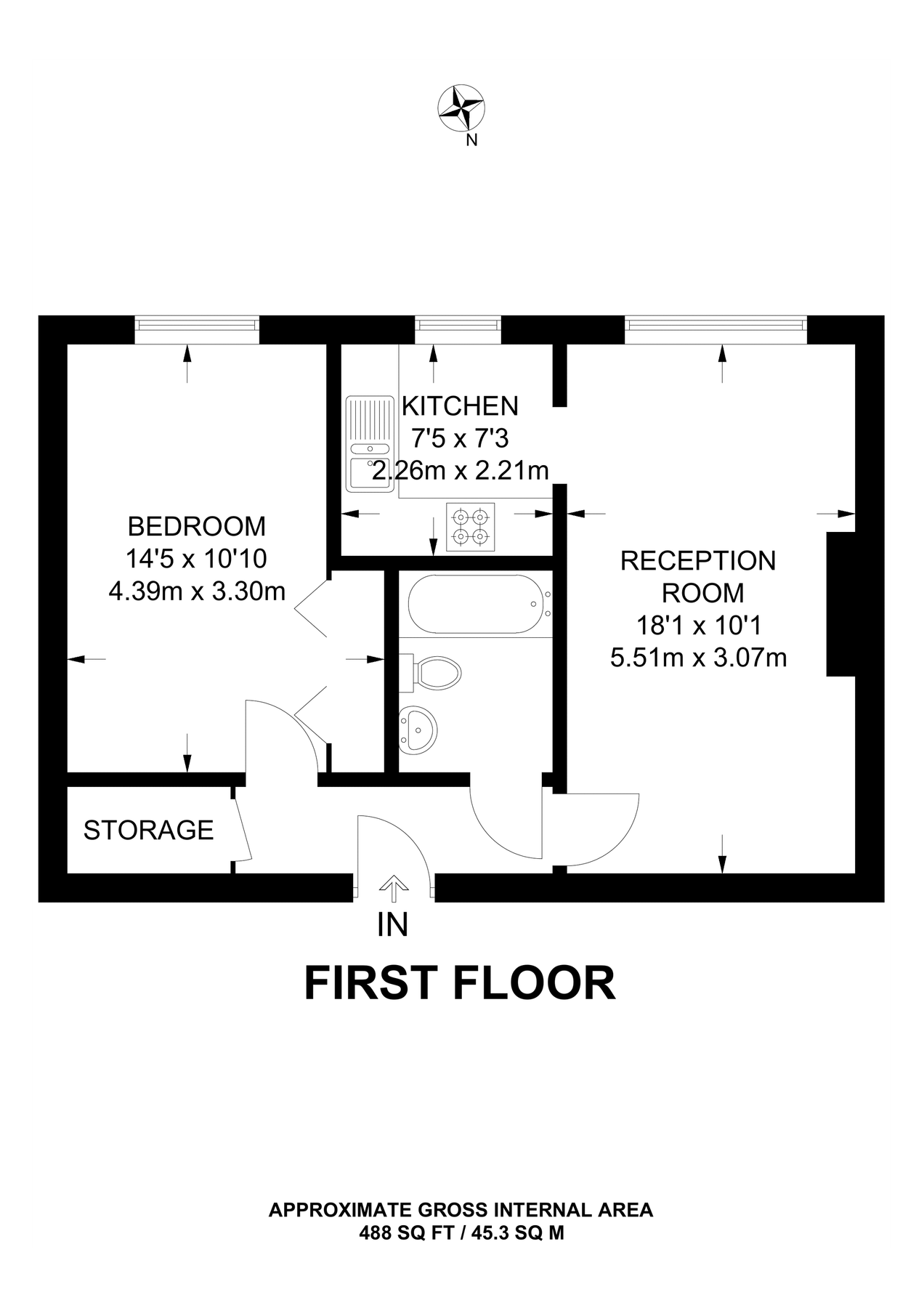 1 bed flat for sale in Wembley Park Drive, Wembley Park, Wembley Park