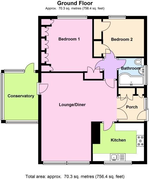 2 bed detached bungalow for sale in Glynfield Rise, Ebley, Stroud GL5