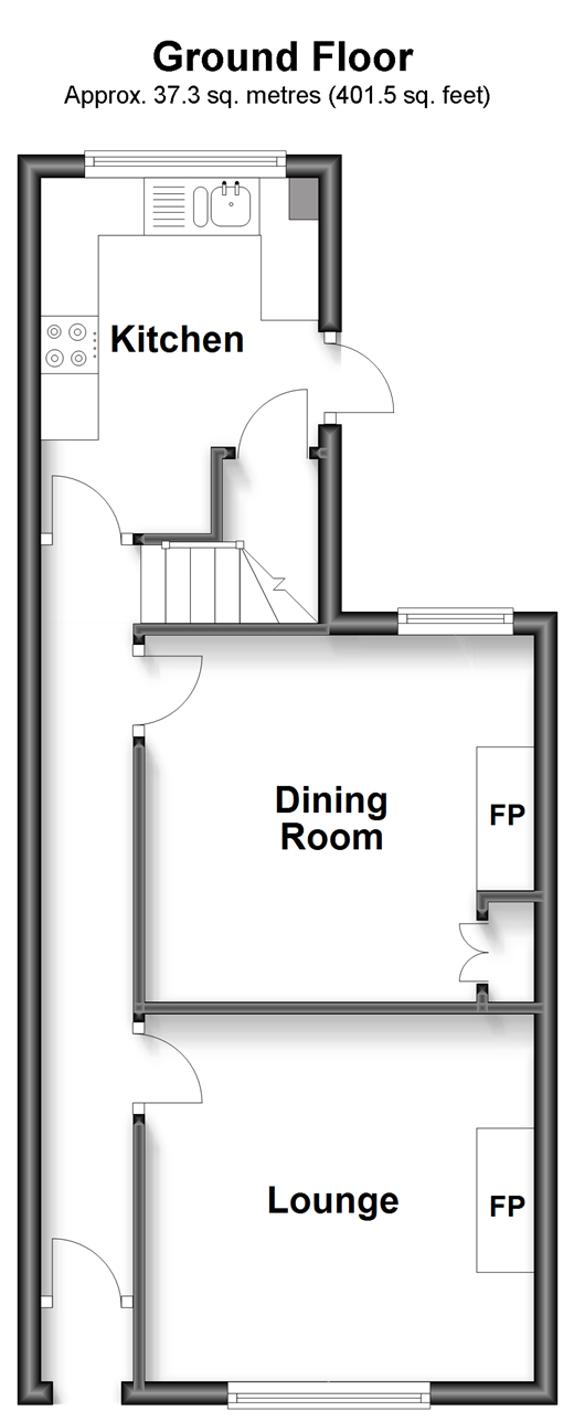 2 bed terraced house for sale in Beechwood Road, Caterham, Surrey CR3