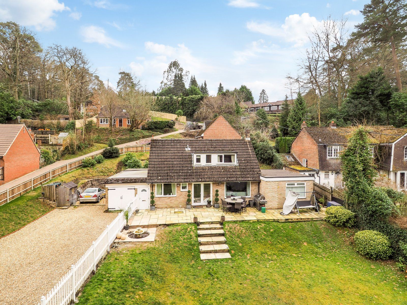 5 bed detached house for sale in Beech Hill, Headley Down, Hampshire