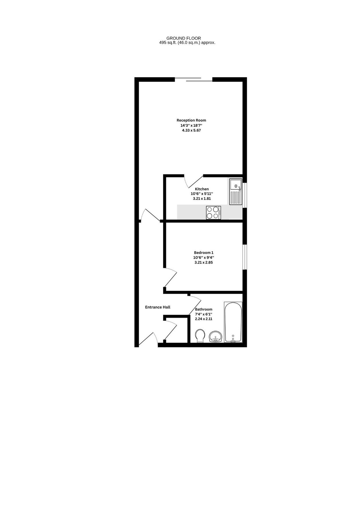 1 bed flat to rent in Murray Close, West Thamesmead SE28 Zoopla
