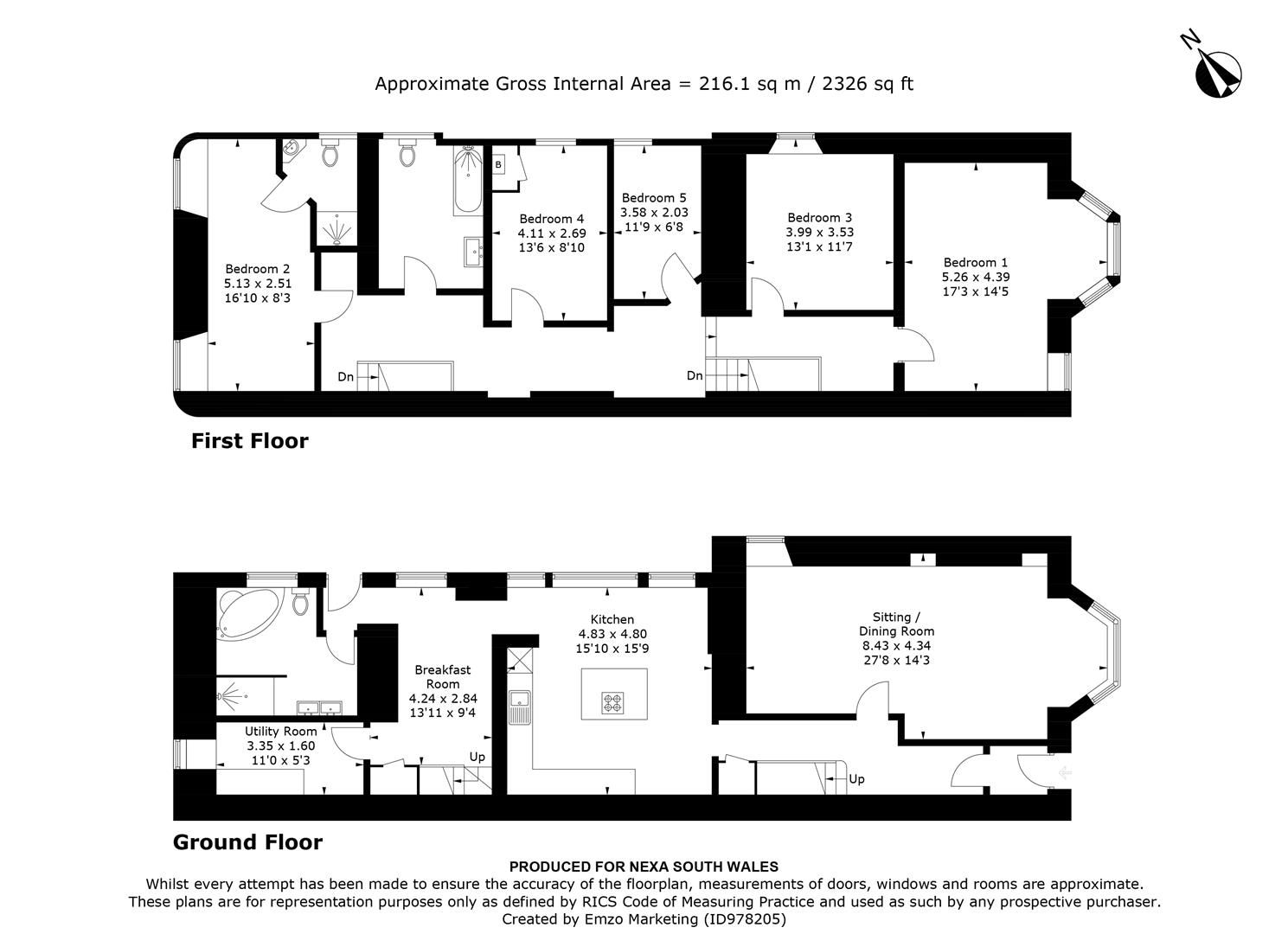 5 bed semidetached house for sale in Monk Street, Aberdare CF44 Zoopla