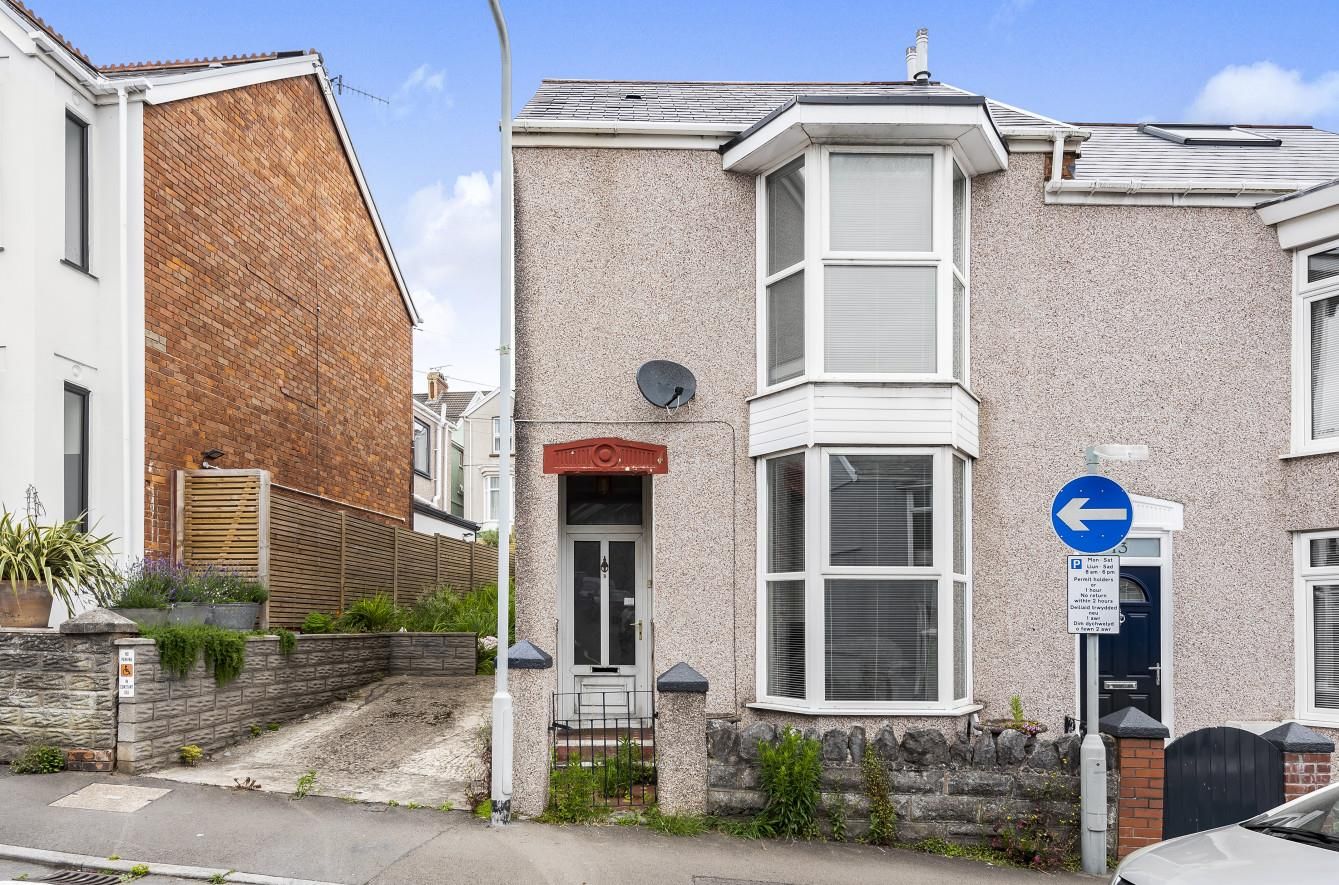2 bed semidetached house for sale in Queens Road, Mumbles, Swansea SA3
