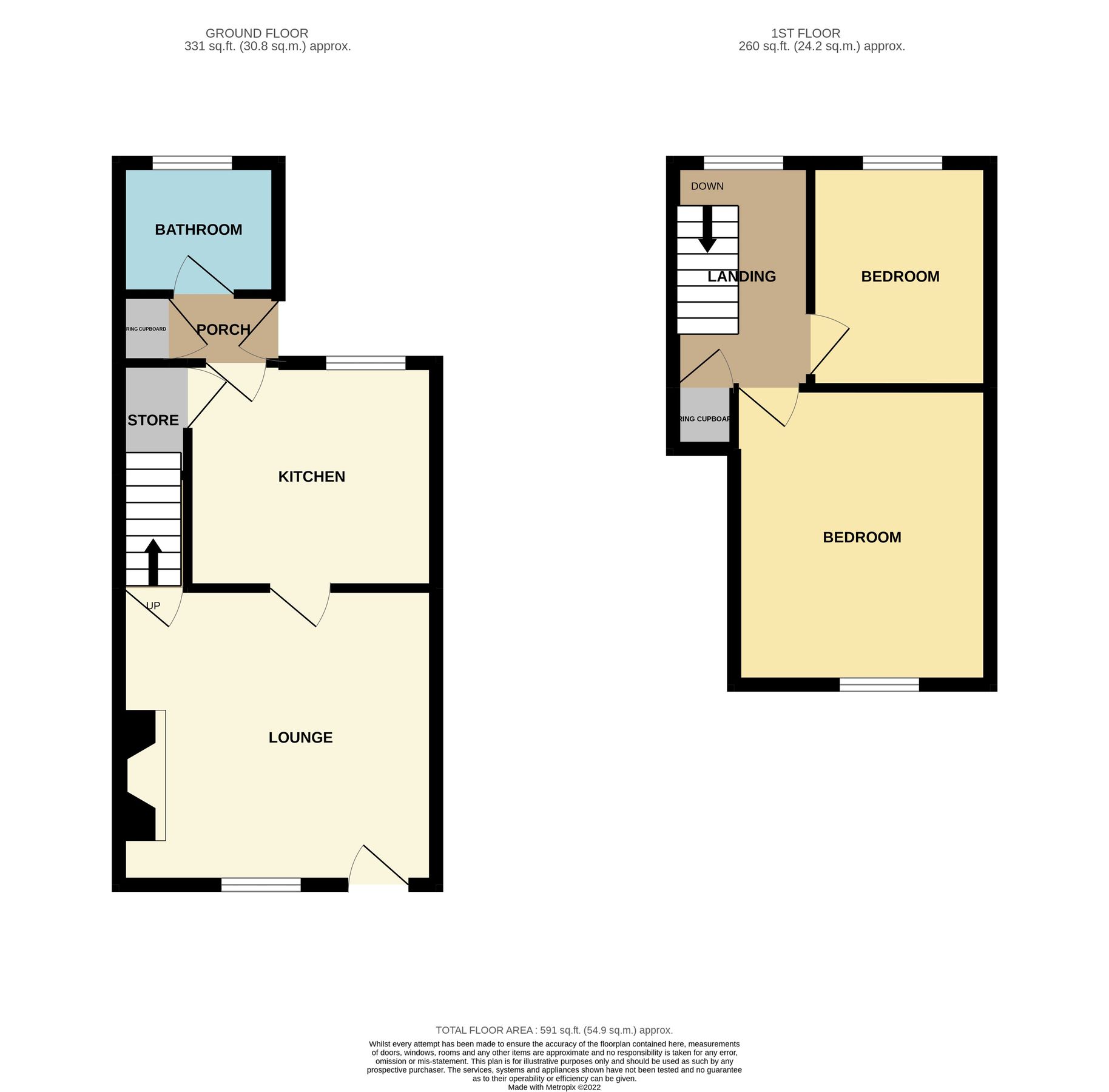 2 bed terraced house to rent in Coleshill Street, Fazeley, Tamworth B78