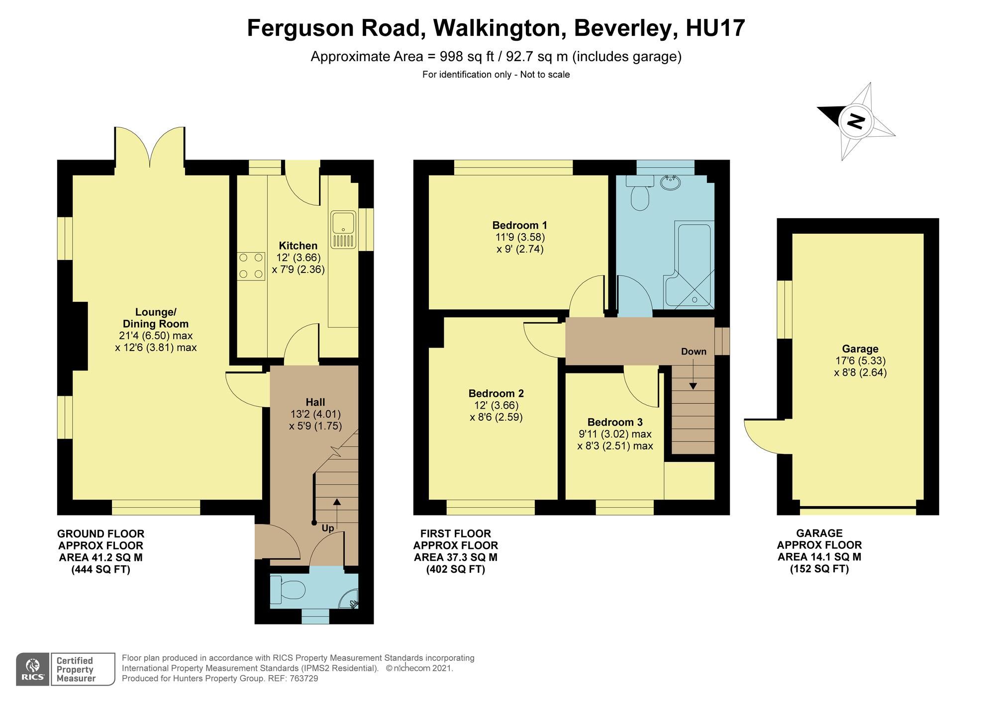 3 bed detached house for sale in Ferguson Road, Walkington, East