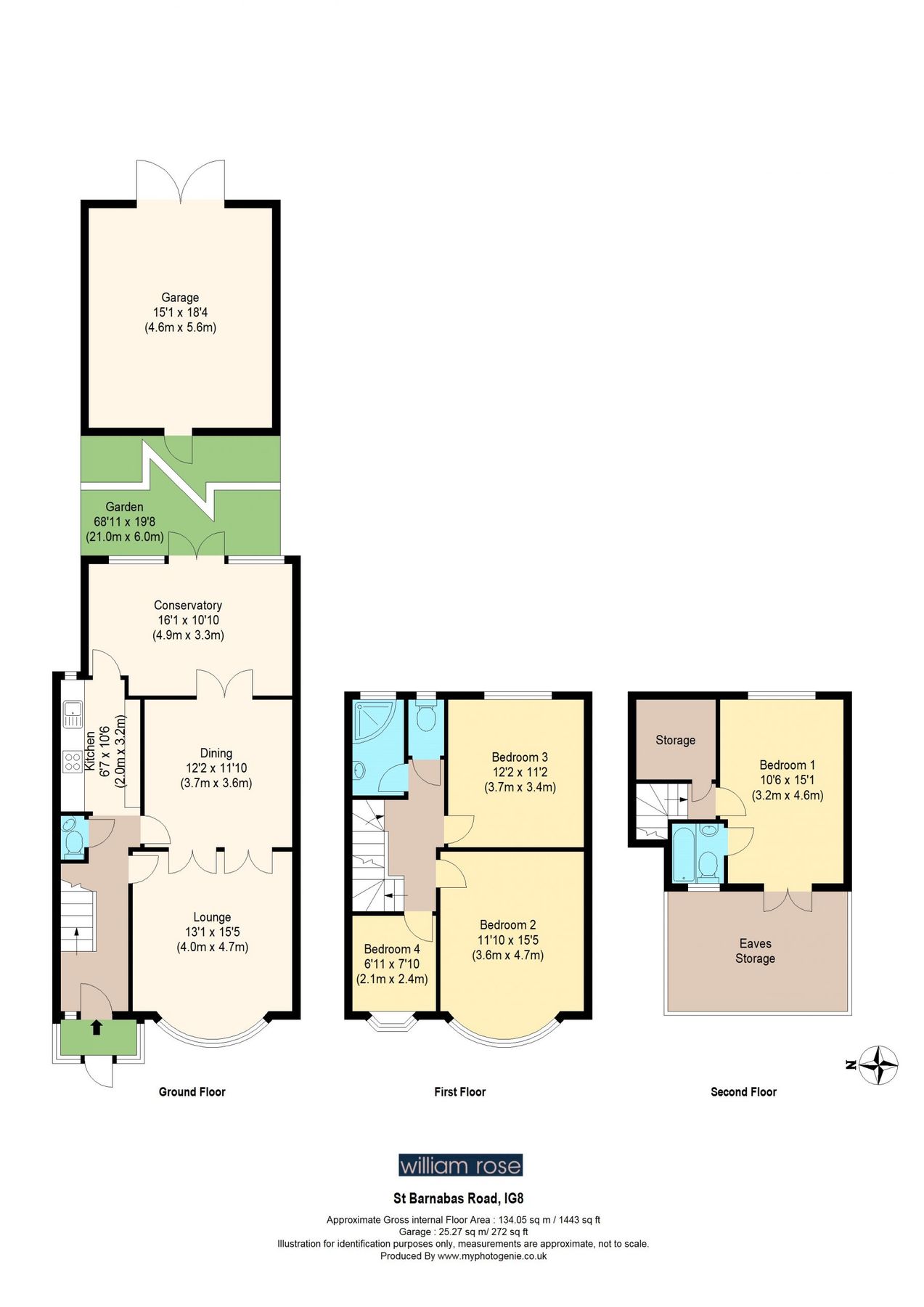 4 bed terraced house for sale in St. Barnabas Road, Woodford Green IG8