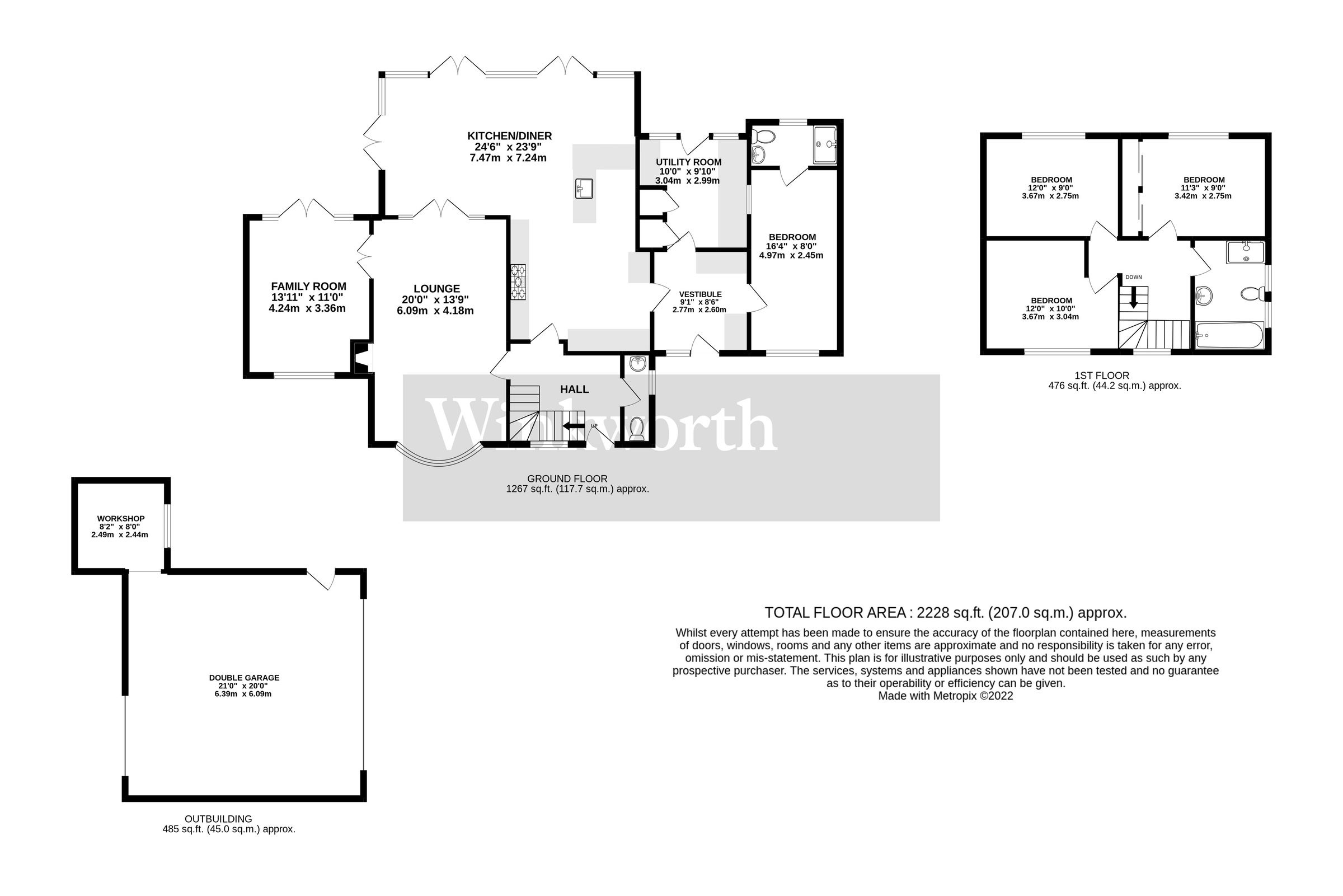 4 bed detached house for sale in London Road, Halesworth, Suffolk IP19