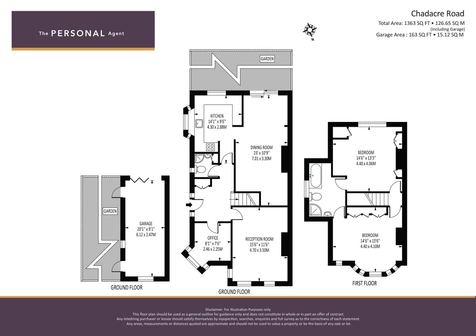 3 bed semidetached house for sale in Chadacre Road, Stoneleigh, Epsom