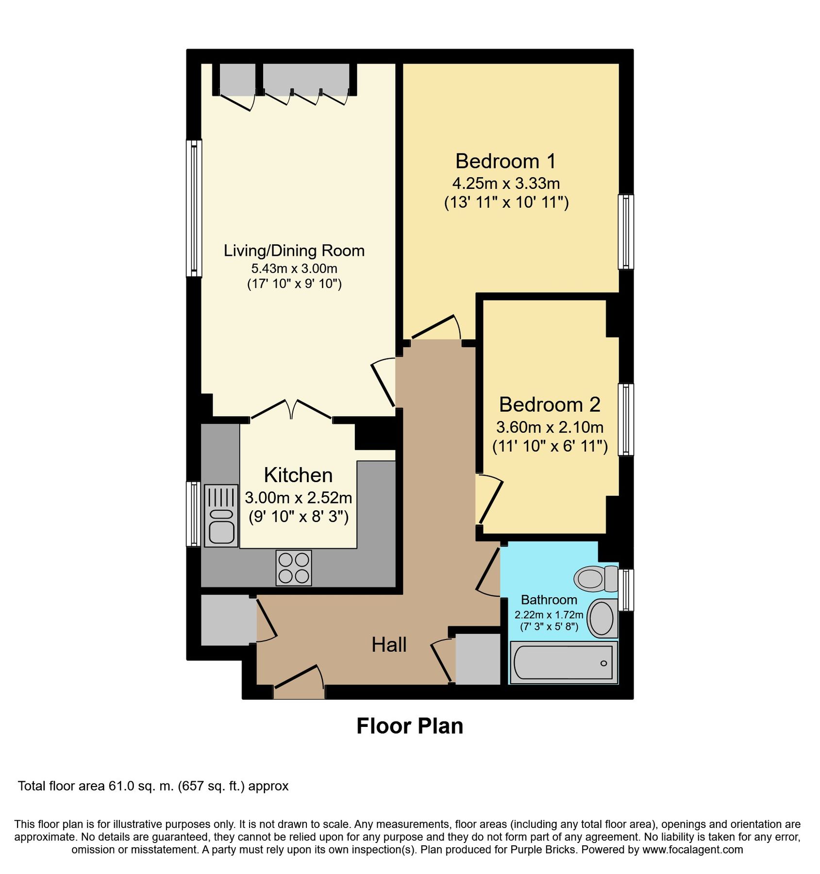 2 bed flat for sale in 1 The Roundway, Tottenham N17 Zoopla
