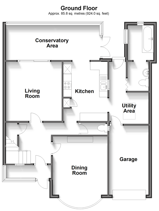 3 bed semidetached house for sale in Dolphins Road, Folkestone, Kent