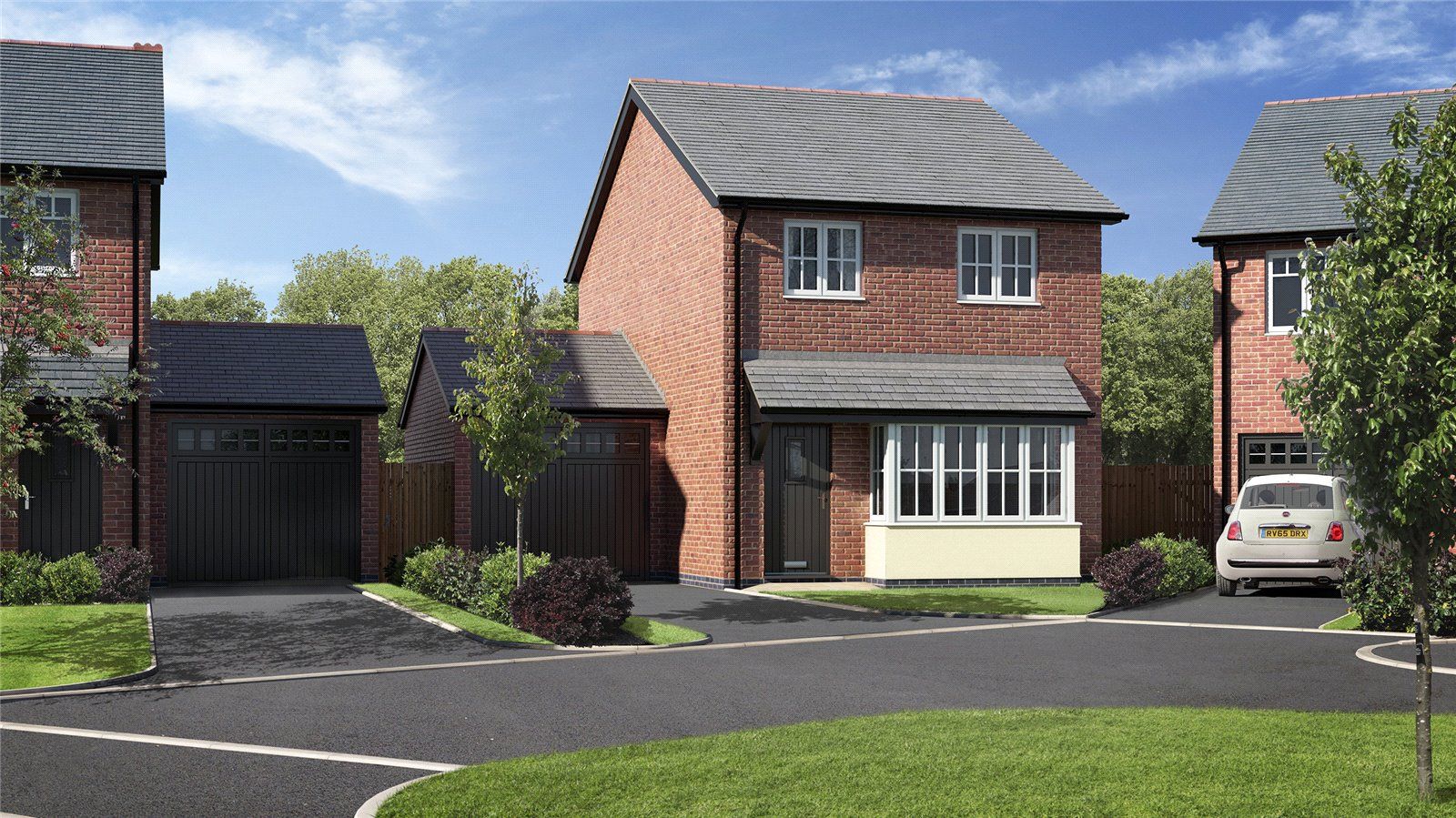 New home, 3 bed detached house for sale in Plot 4 Oaks Meadow, Sarn