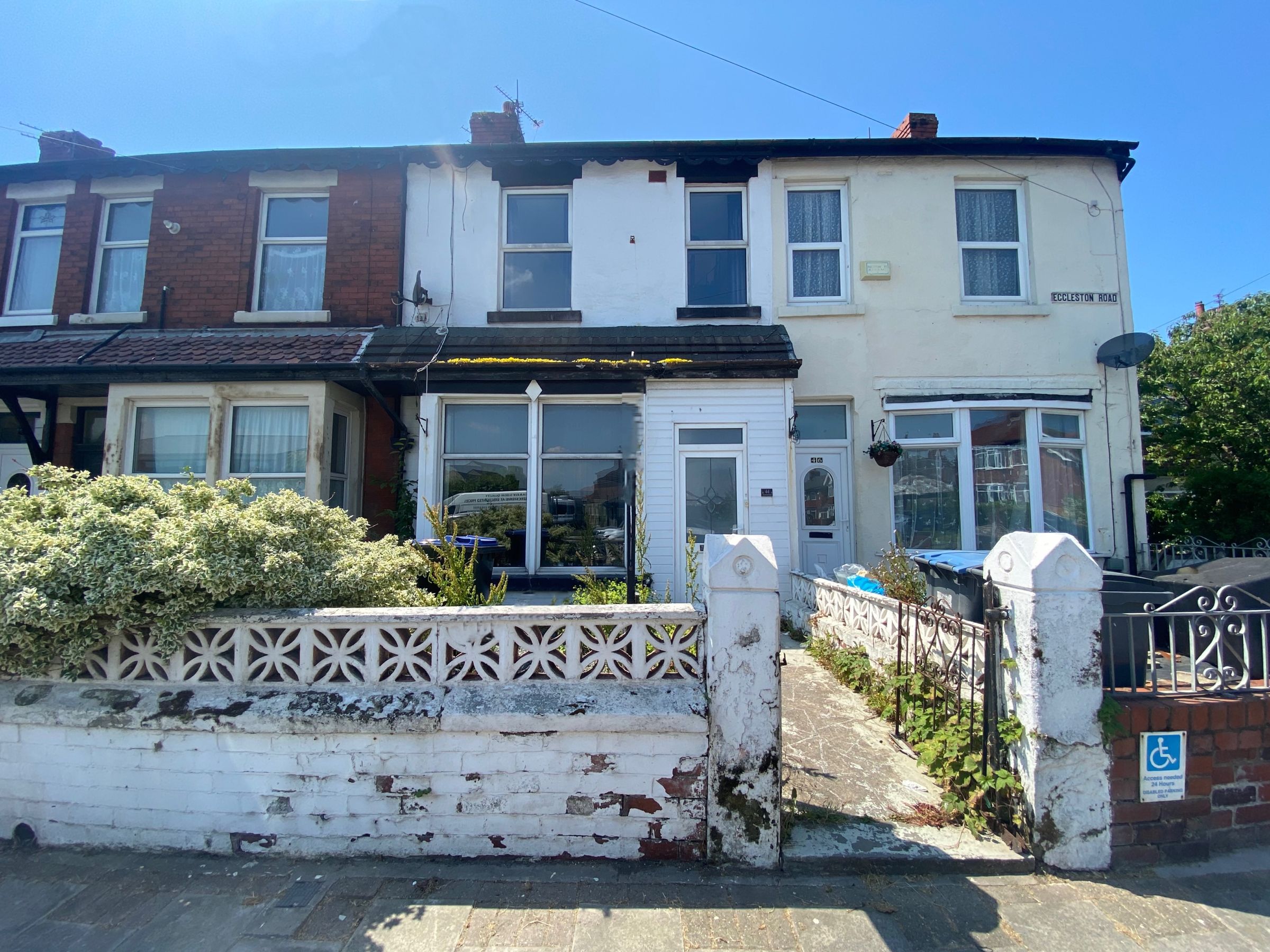 3 bed terraced house for sale in 44 Eccleston Road, Blackpool FY1 Zoopla