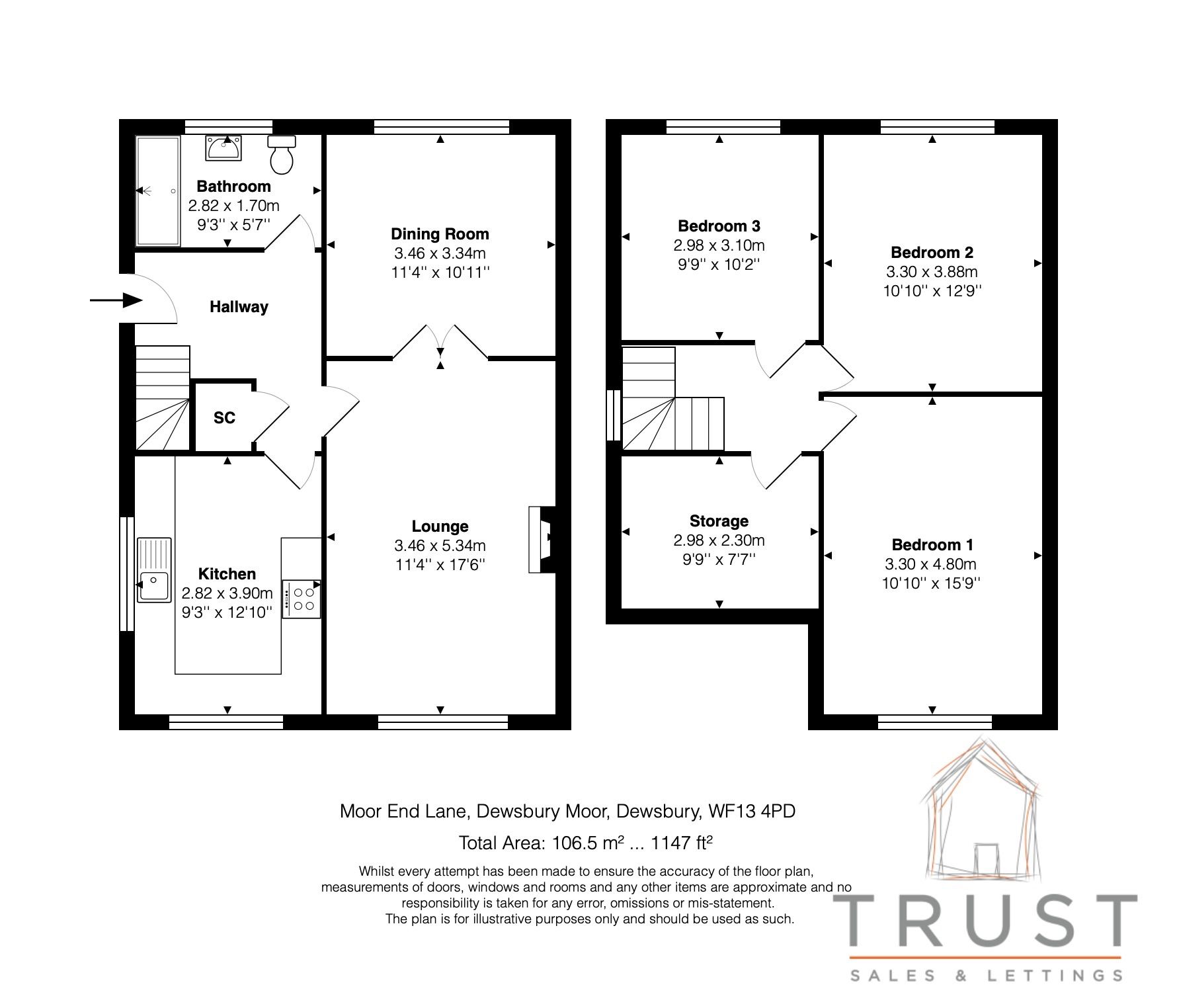 3 bed semidetached house for sale in Moor End Lane, Dewsbury WF13 Zoopla
