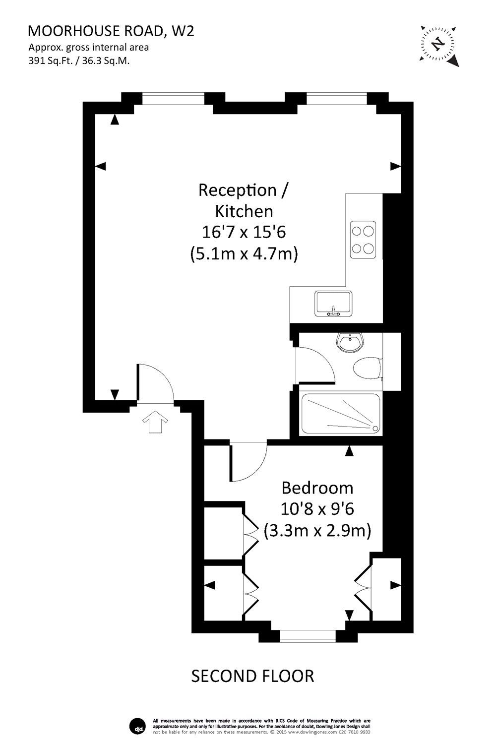 1 bed flat to rent in Moorhouse Road, Notting Hill, London W2 Zoopla