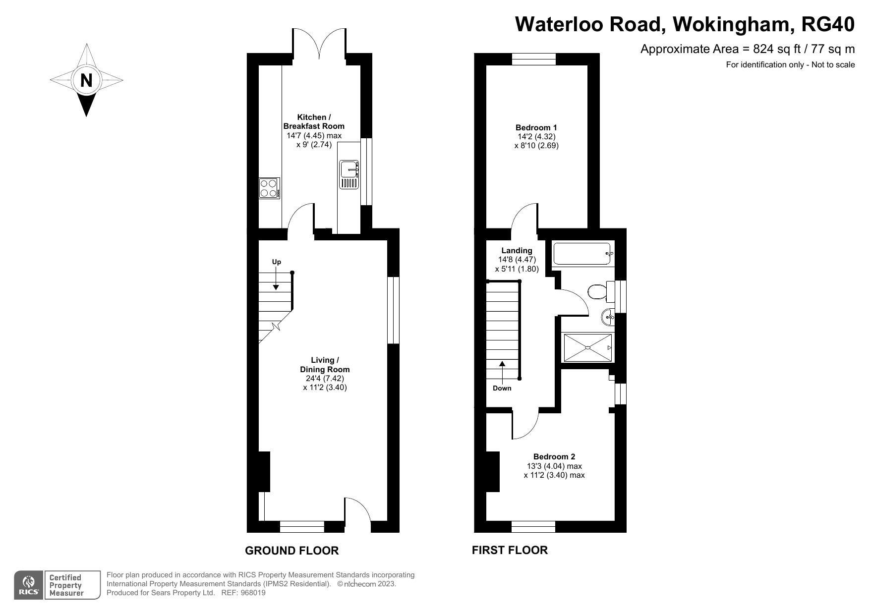 2 bed semidetached house for sale in Waterloo Road, Wokingham RG40
