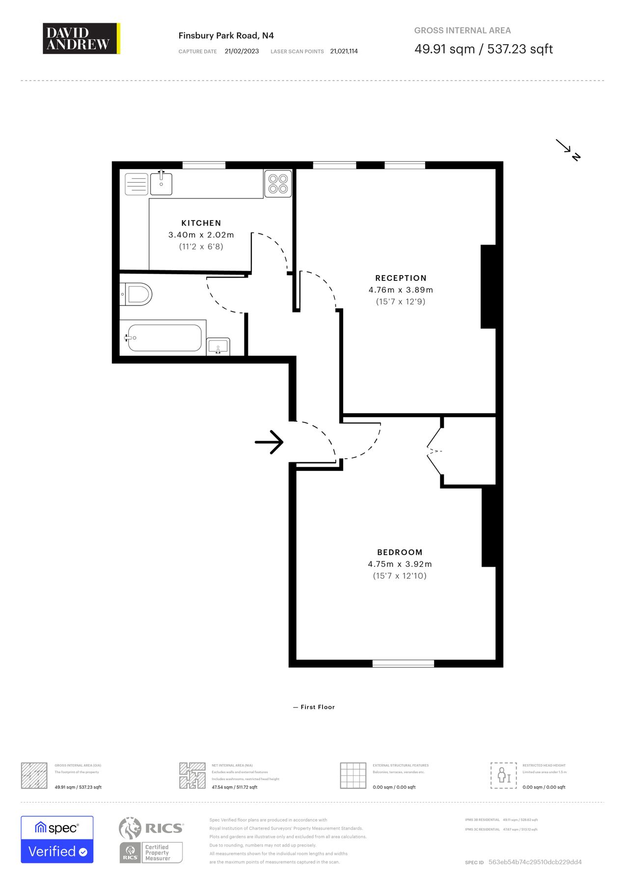 1 bed flat for sale in Finsbury Park Road, London N4 Zoopla
