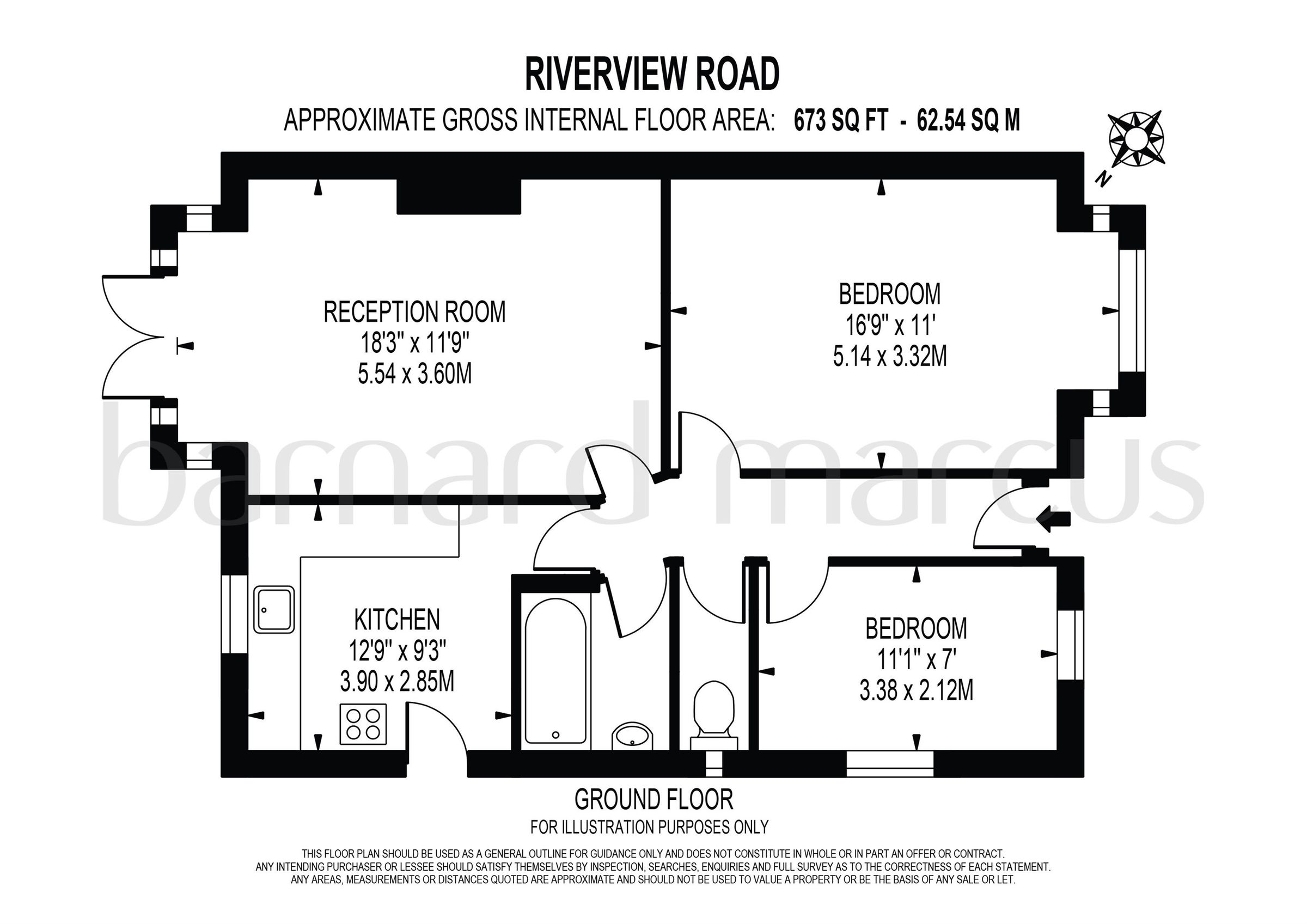 2 bed semidetached bungalow for sale in Riverview Road, Ewell, Epsom