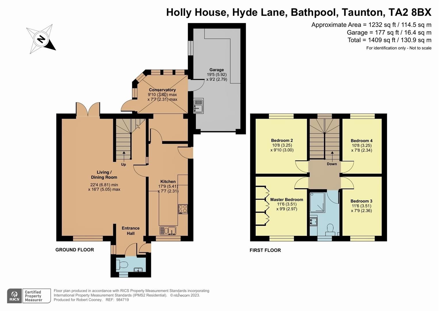 4 bed semidetached house for sale in Hyde Lane, Bathpool, Taunton TA2 Zoopla