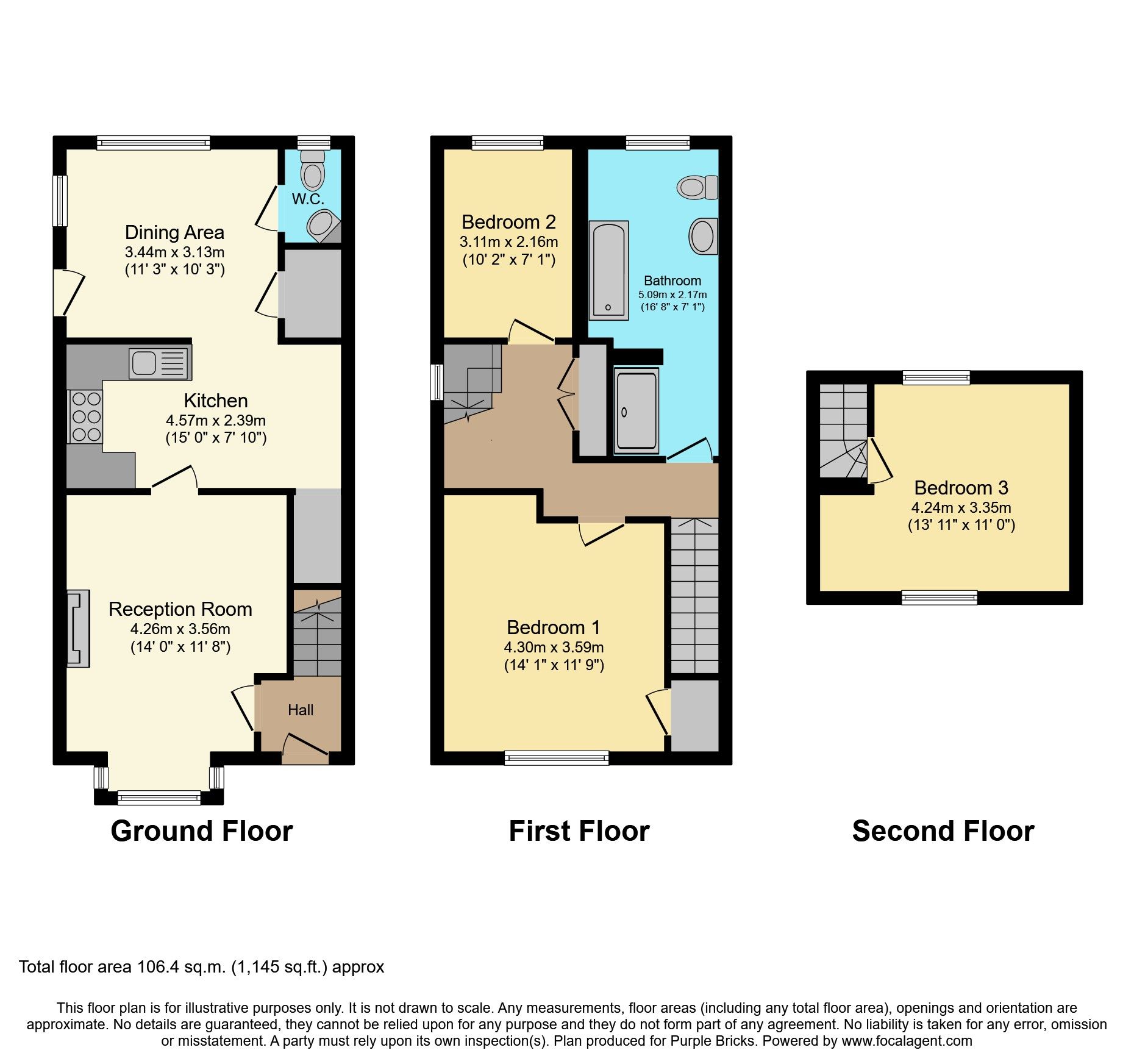 3 bed end terrace house for sale in Front Street, Appleton Wiske DL6