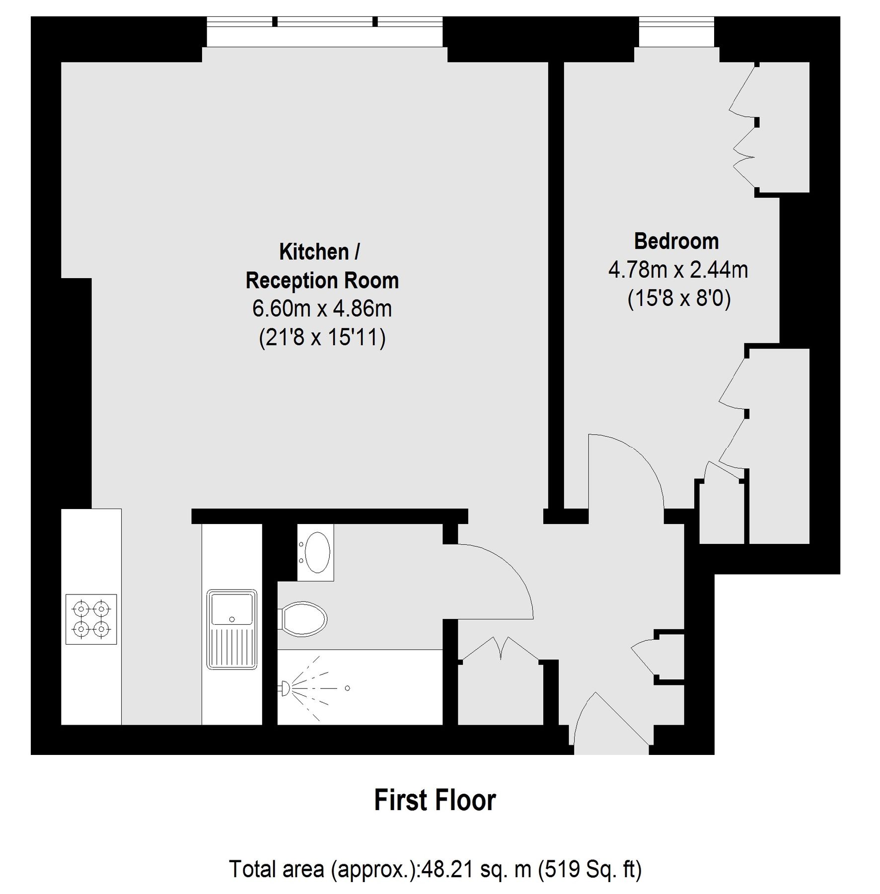 1 bed flat for sale in Belsize Square, London NW3 Zoopla