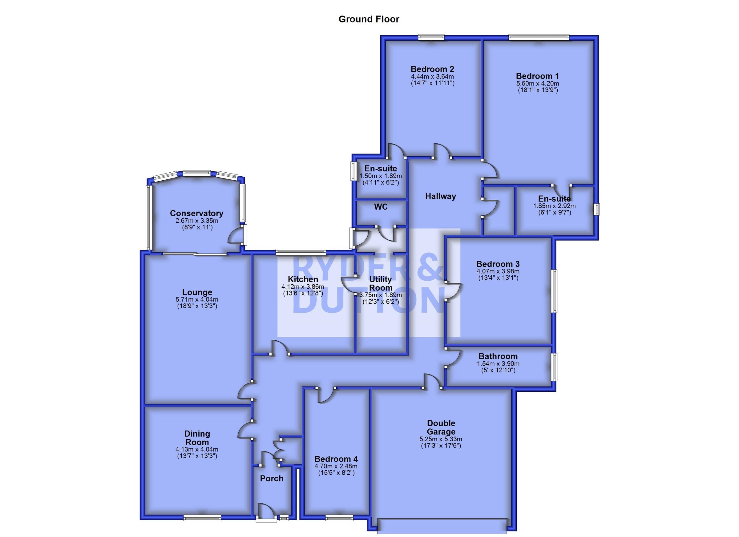 4 bed bungalow for sale in Smithy Close, Skelmanthorpe, Huddersfield