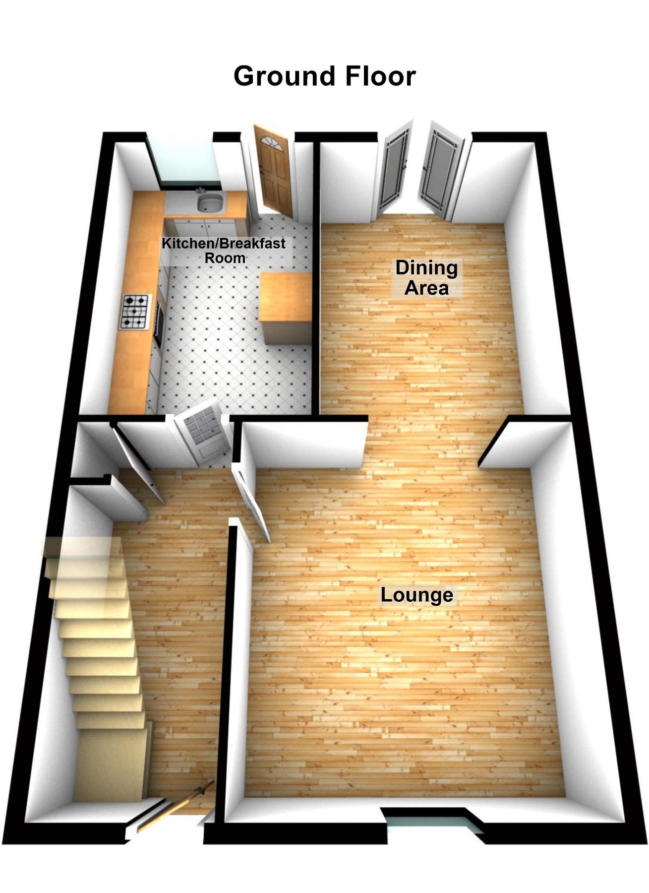 3 bed terraced house for sale in College Row, Ystradgynlais, Swansea