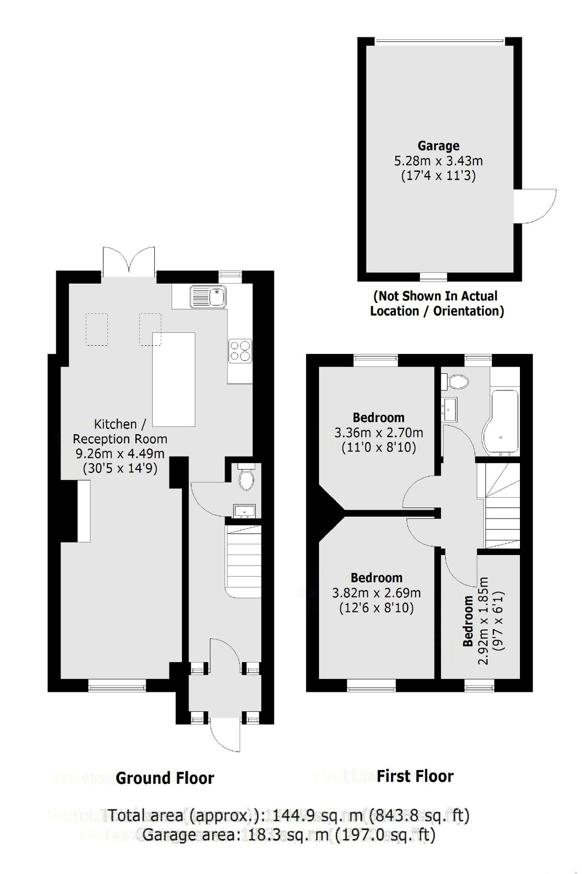 3 bed terraced house for sale in Warren Drive South, Tolworth, Surbiton