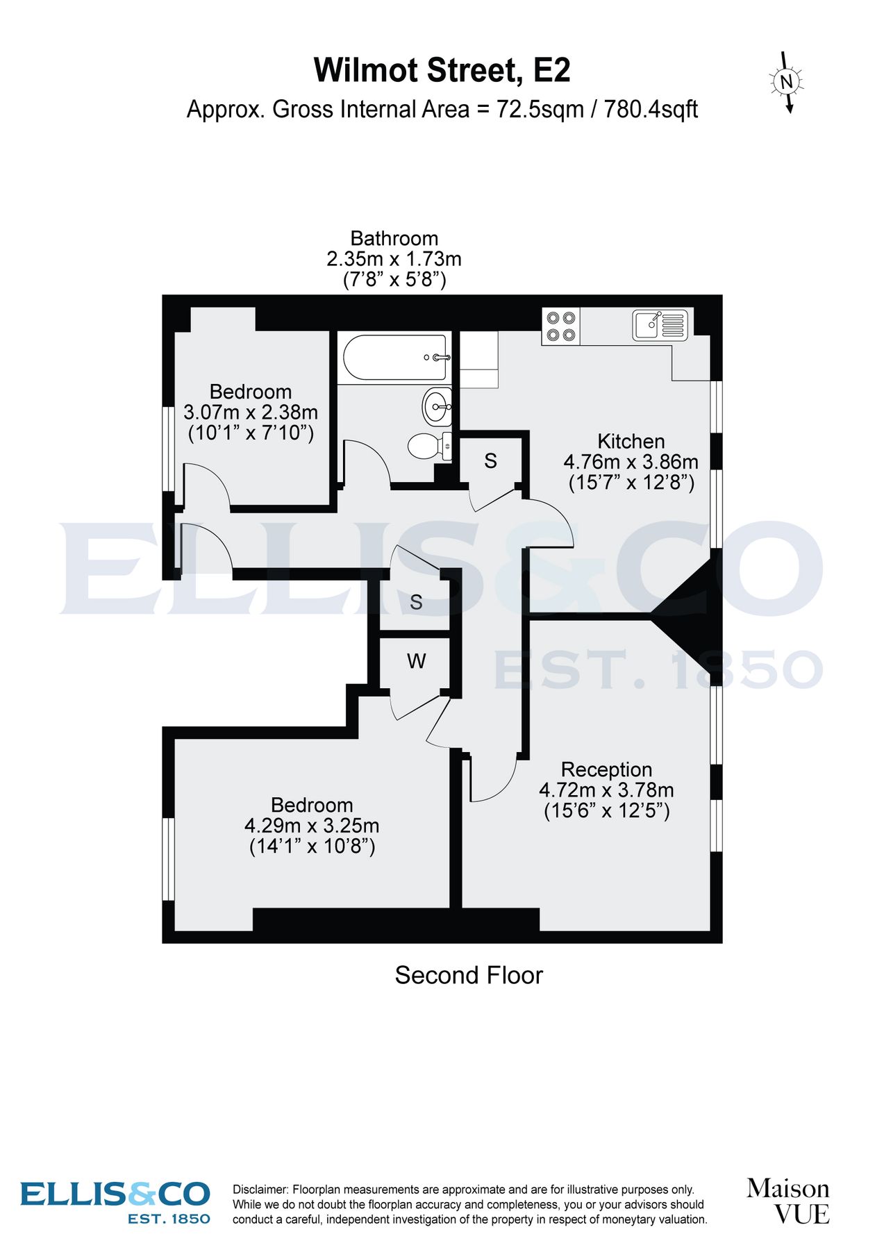2 bed flat to rent in Wilmot Street, London E2 Zoopla