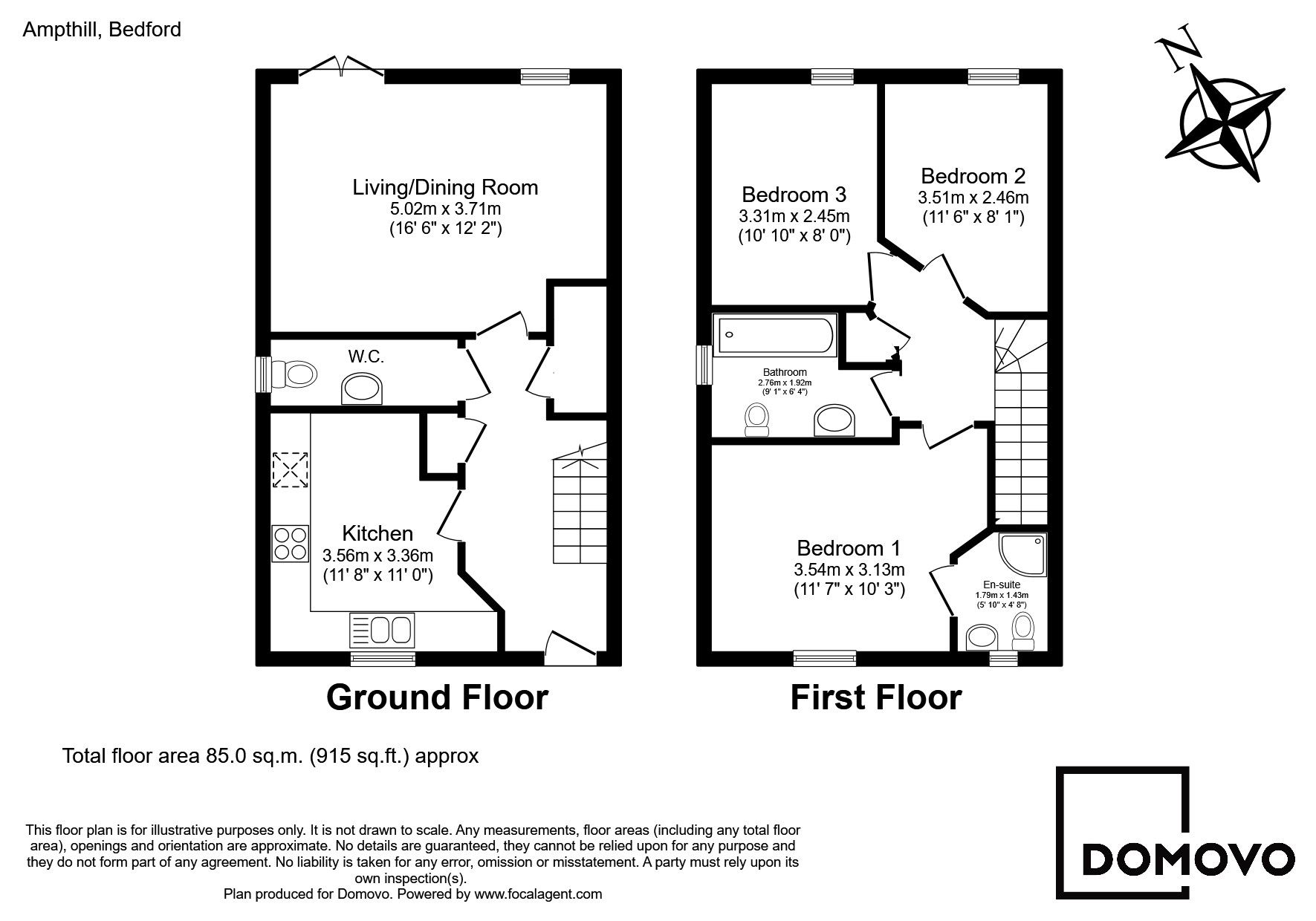 3 bed end terrace house for sale in Elder Way, Ampthill, Bedford MK45