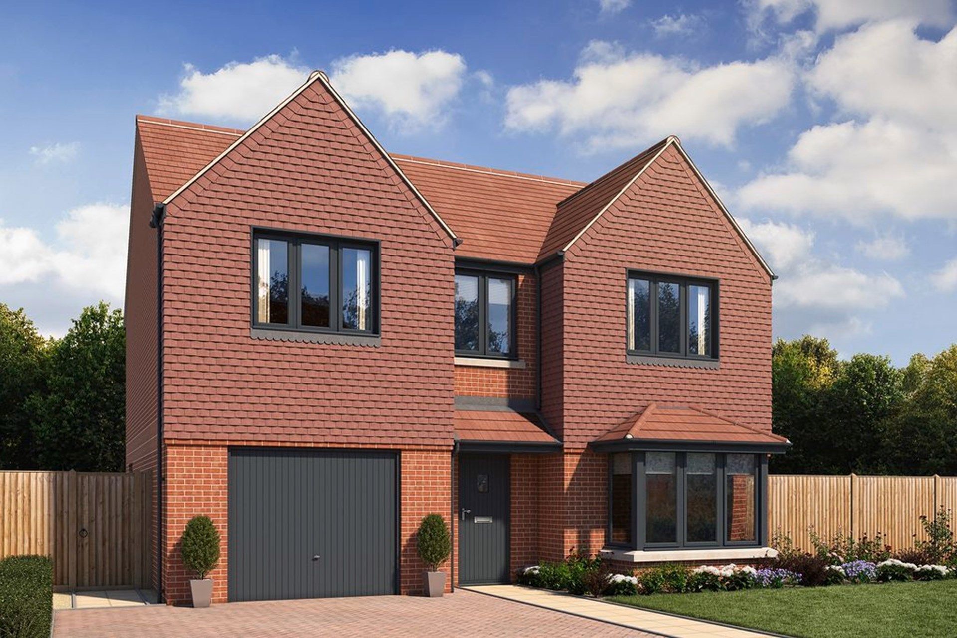 New home, 4 bed detached house for sale in "Natland" at Stonehill Road, Ottershaw, Chertsey KT16