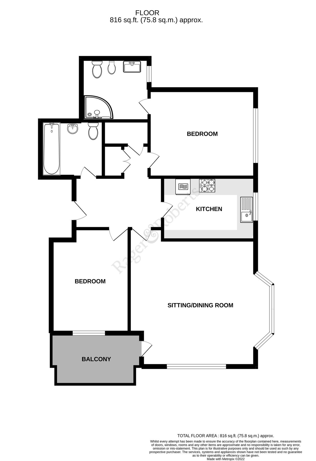 2 bed flat for sale in Granville Road, Lower Meads, Eastbourne BN20