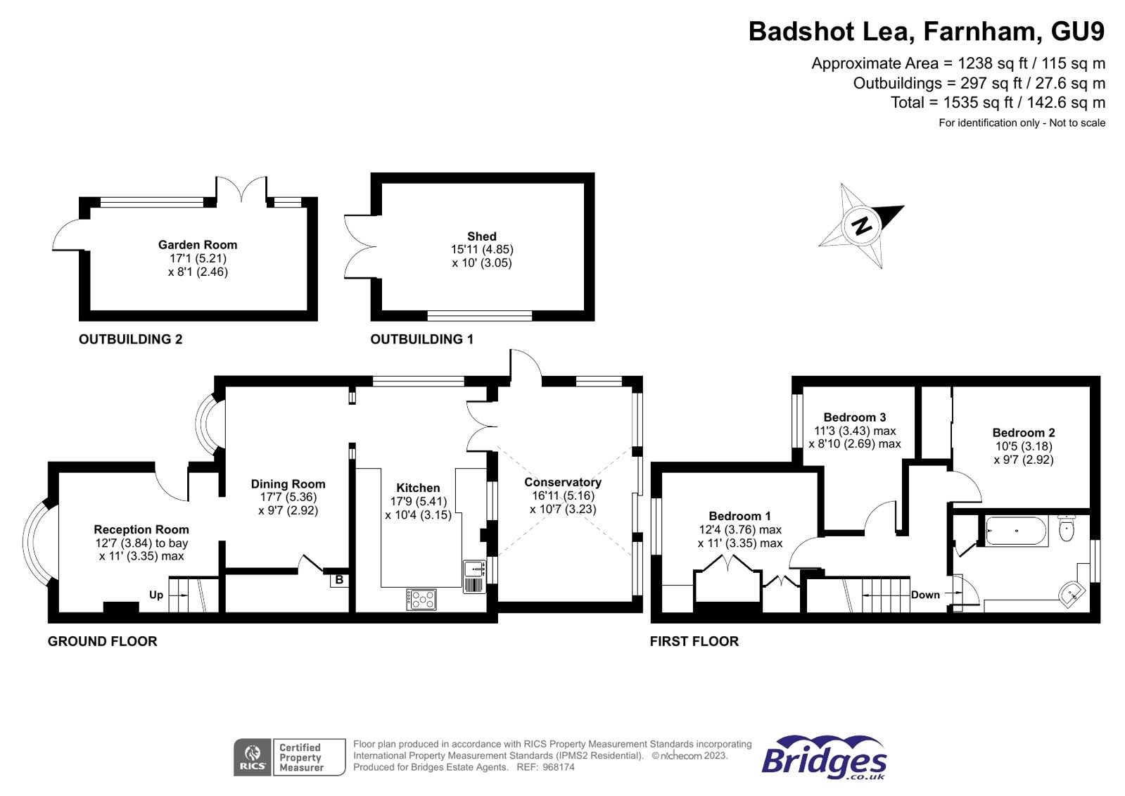 3 bed semidetached house for sale in Lower Weybourne Lane, Badshot Lea