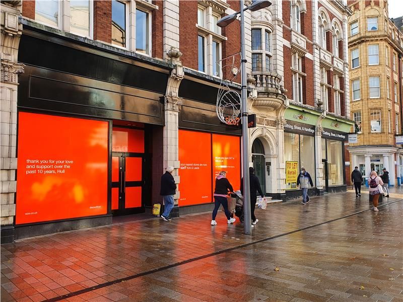 Retail premises to let in King Albert Chambers, Jameson Street, Hull