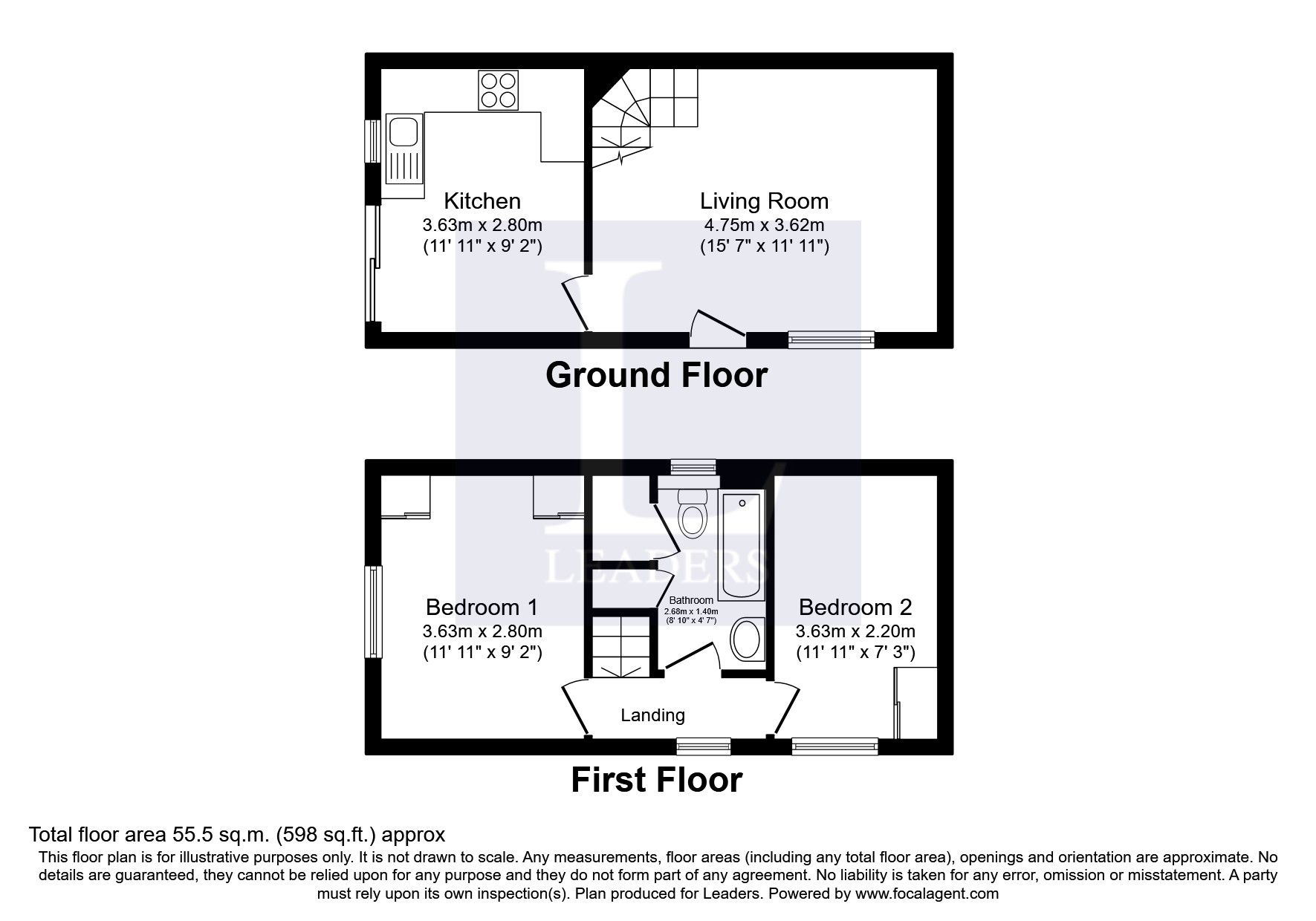 2 bed detached house for sale in Eyston Drive, Weybridge, Surrey KT13