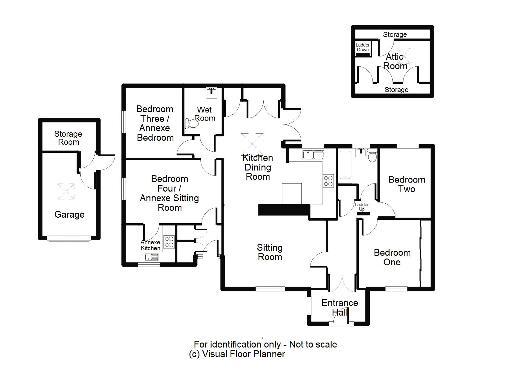 4 bed detached bungalow for sale in Church Gardens, Barningham, Bury St